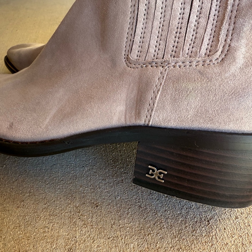 Sam Edelman Bronson bootie Gray western Size 6.5 Western boots, suede style - Picture 10 of 10